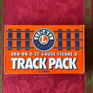 Lionel FIGURE 8 O-27 GAUGE ADD-ON TRACK PACK SKU: 6-22966